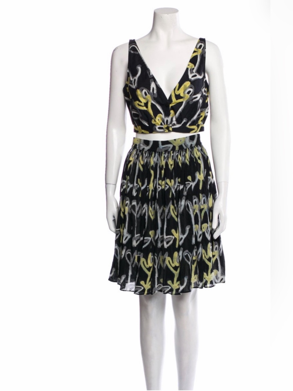 2001 Vintage Miu Miu Skirt Set Size 42